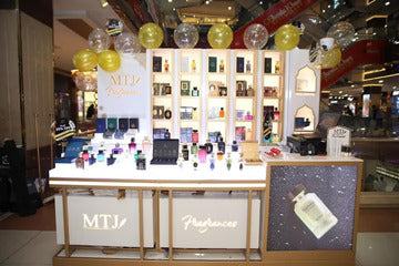 MTJ Fragrances Display